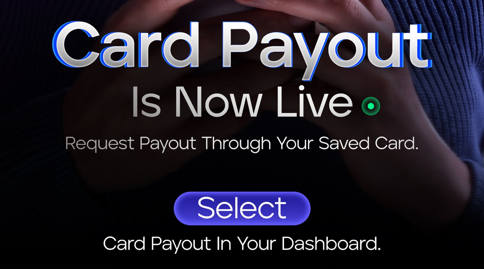 FundedNextのカード出金開始の告知画像
